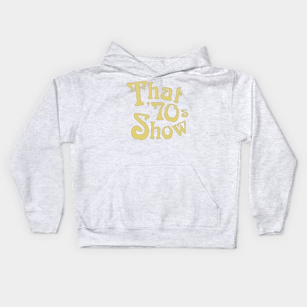 That 70s show vintage style 90s logo Kids Hoodie by Window House